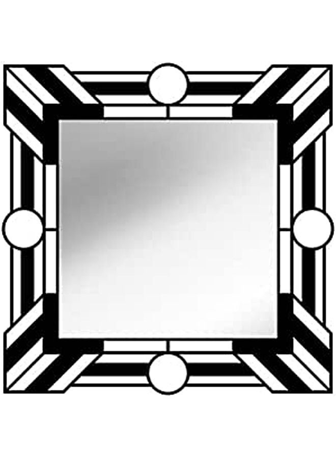 Wooden Framed Dicorative Mirror 65X65 cm