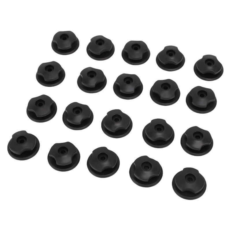40 Pack Car Trunk Storage Net Hooks with Screws and Adhesive Pads for Vehicle Luggage Tarp - Image 4