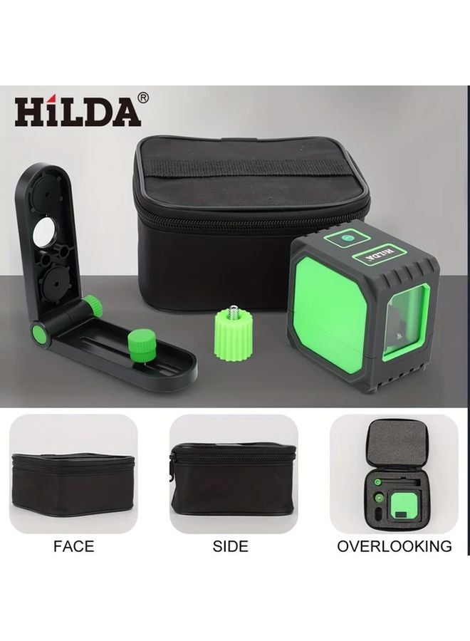 HILDA Portable Mini Laser Level Green Light High Precision Infrared Leveling Tool - Image 1