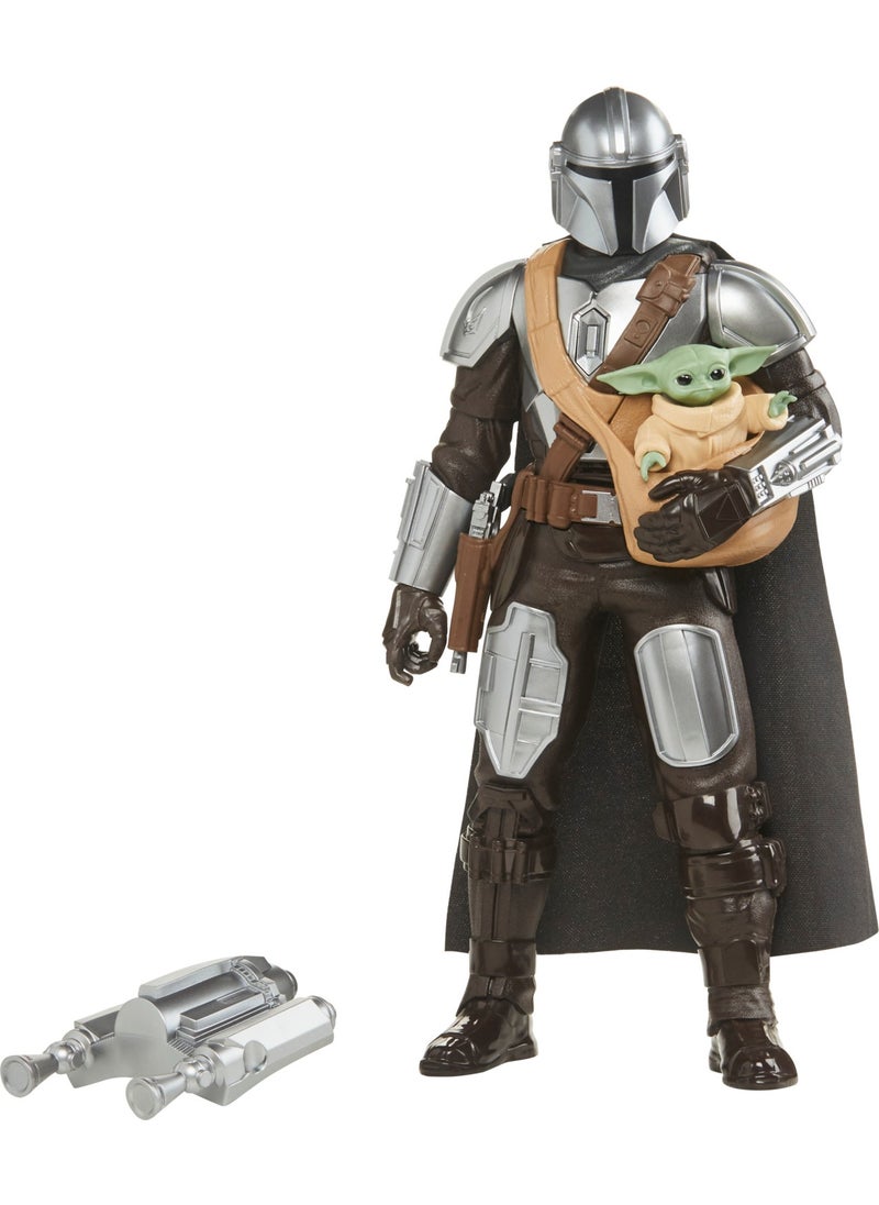 STAR WARS Hasbro The Mandalorian & Grogu Action Figure with Voice  - Image 3