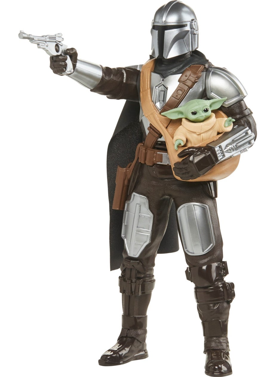 STAR WARS Hasbro The Mandalorian & Grogu Action Figure with Voice  - Image 4