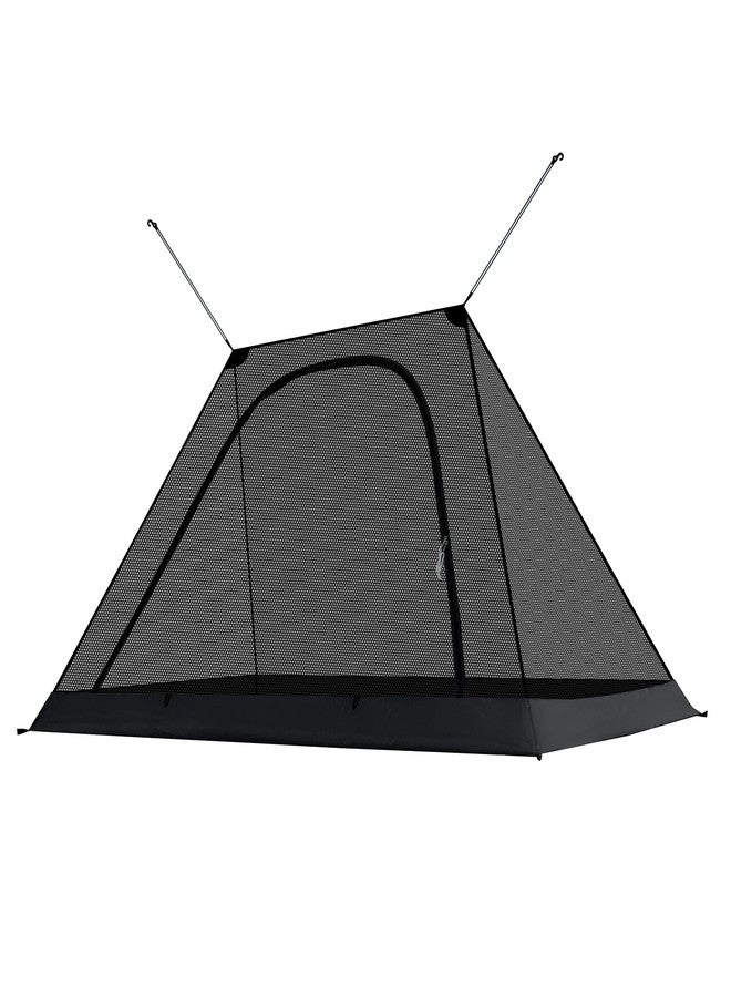 Mobihome Mosquito Net with protable Bag, Ultralight No-See-Um Breathable Mesh Screen Tent with Waterproof Floor, Compact for Outdoors Camping, Backpacking and traveling，Fits Sleeping Bags, Tent,canopy - Image 1