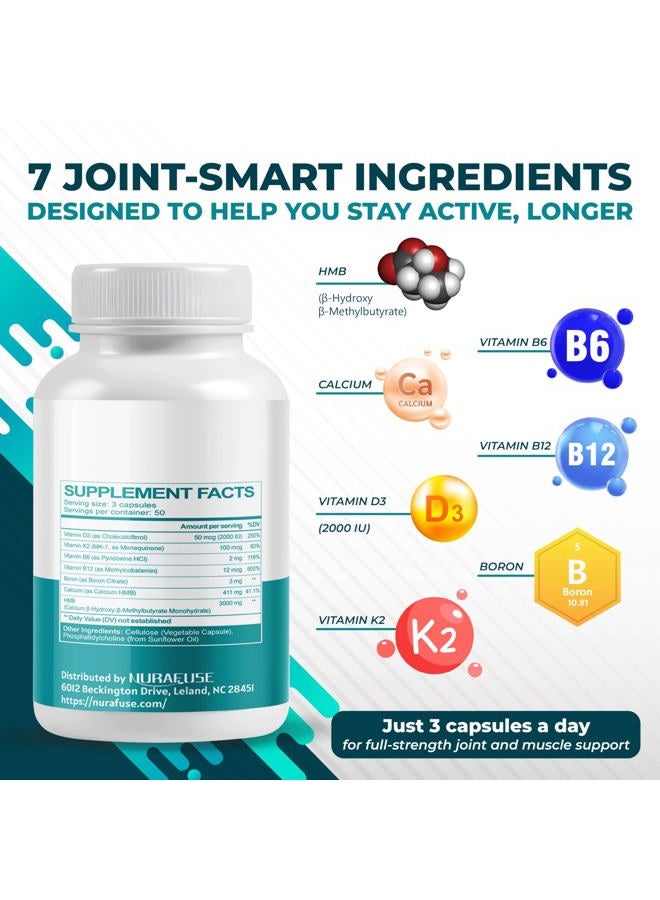 NURAFUSE Liposomal HMB with Vitamin D3, K2 - Support Muscle Mass, Recovery - Made and Tested in The USA - Image 4