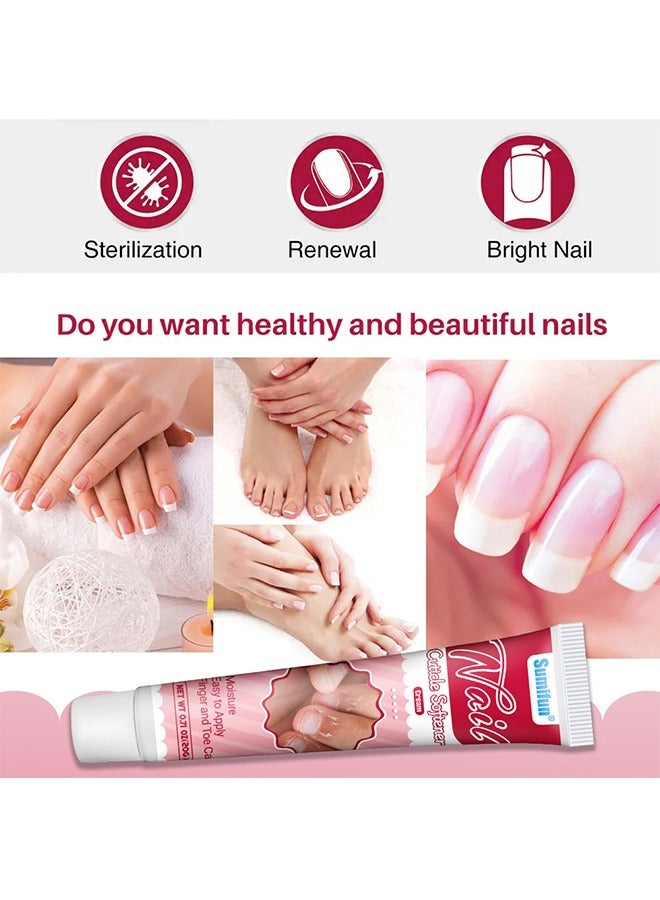 سوميفون كريم منعم بشرة الأظافر ، جلد الأظافر الميت ، كريم تليين ، ظفر الإصبع ، كريم إصلاح ، مانيكير 20 جرام - Image 3