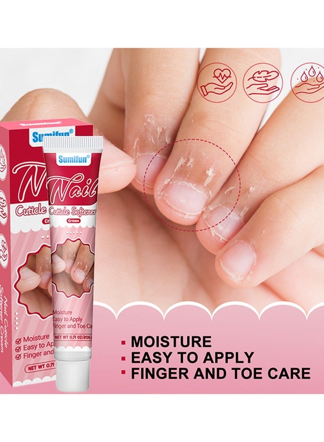 سوميفون كريم منعم بشرة الأظافر ، جلد الأظافر الميت ، كريم تليين ، ظفر الإصبع ، كريم إصلاح ، مانيكير 20 جرام - Image 1