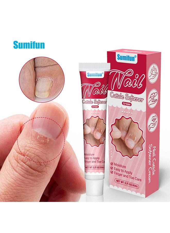 سوميفون كريم منعم بشرة الأظافر ، جلد الأظافر الميت ، كريم تليين ، ظفر الإصبع ، كريم إصلاح ، مانيكير 20 جرام - Image 2