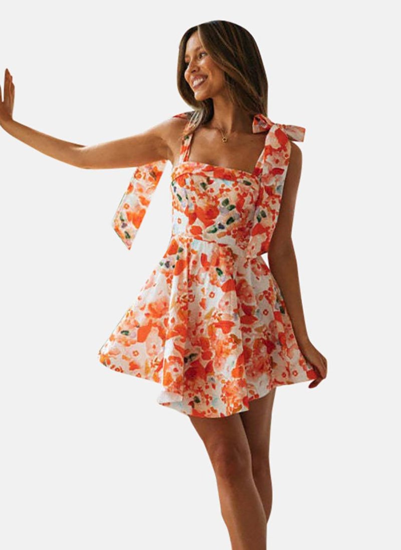YUNIQEE Floral Tie-Strap Dress  - Image 3