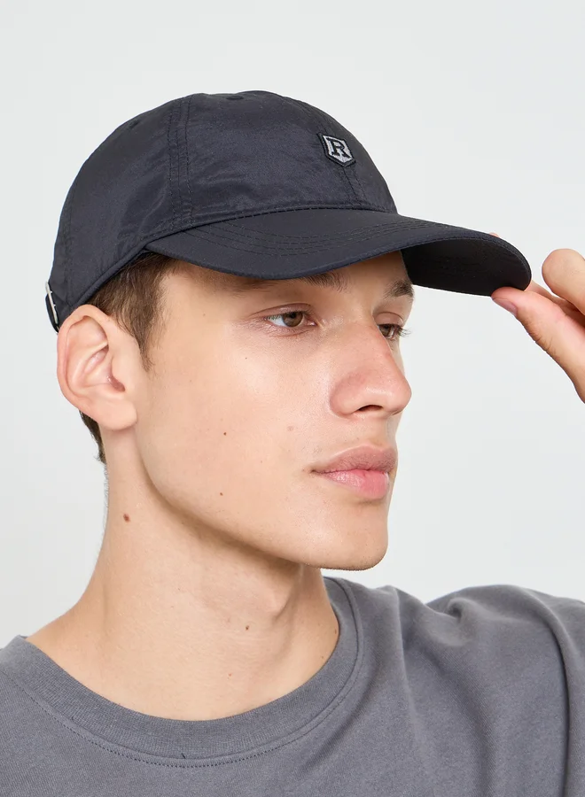 Styli Black Embroidered Baseball Cap