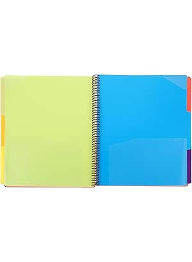 Sherchpry Office Document File Folder Organizer Red Pp Material Household Coil For School Office And Home - Image 1