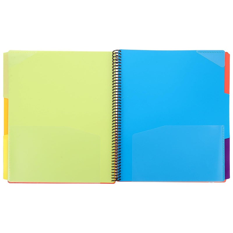 Sherchpry Office Document File Folder Organizer Red Pp Material Household Coil For School Office And Home - Image 2