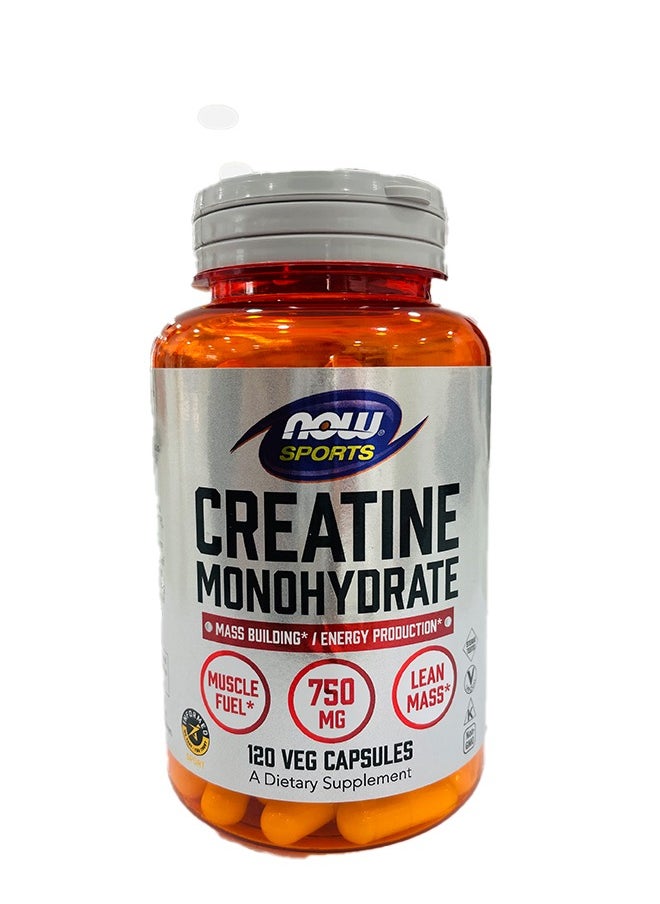 now Creatine 750Mg 120 Vcaps 