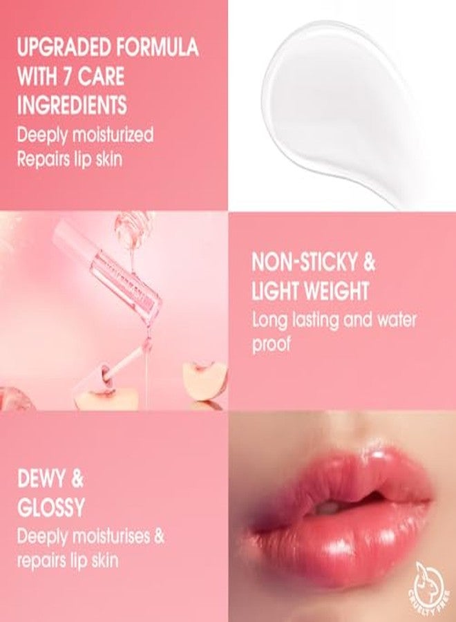  بينكفلاش زيت الشفاه بينك فلاش كير بلس - PK01 للنساء، غير لزج وخفيف الوزن، يدوم طويلاً ومقاوم للماء، يمنح الشفاه مظهراً ندياً ولامعاً، يرطب بعمق ويصلح بشرة الشفاه، يحتوي على 7 مكونات مرطبة طبيعية، 1.8 غرام - Image 3