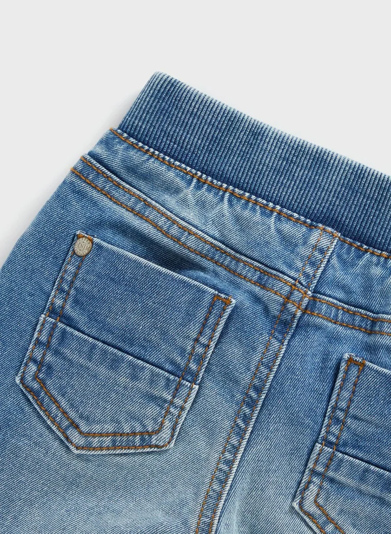 mothercare Kids Light Wash Straight Jeans
