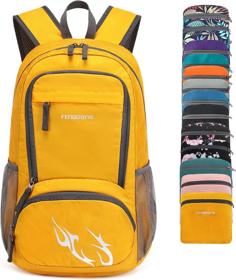 FENGDONG 35L Lightweight Foldable Waterproof Packable Travel Small Hiking Backpack Daypack for men women - Image 1