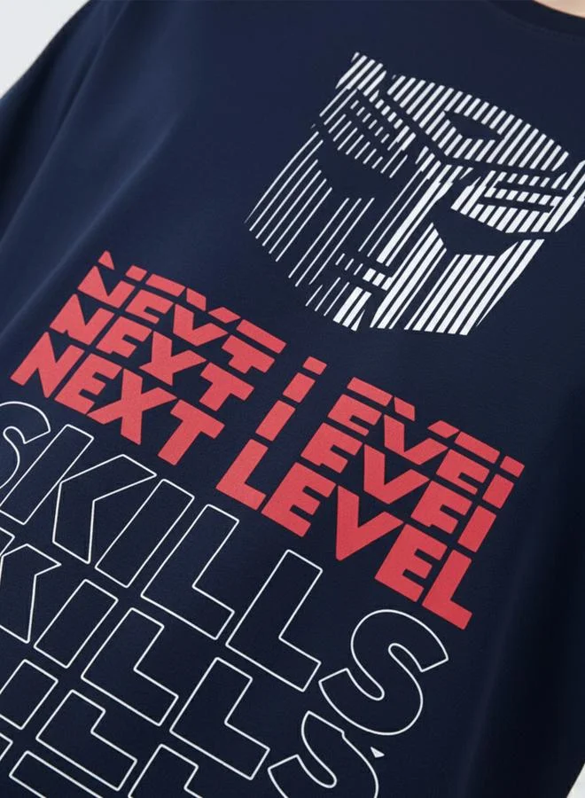 Take Two  Transformers Men Navy Blue Graphic Print T-Shirt for Men | Best Price UAE
