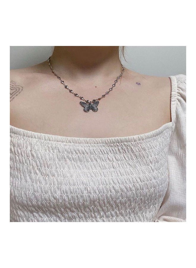 NIBEMINENT - 1-Piece Simple Fashion Butterfly Shaped Necklace - Image 1