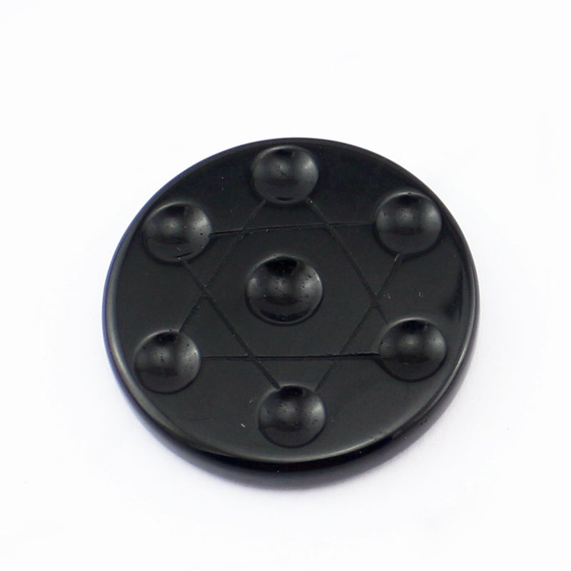 Natural Crystal Gem Mini Seven Star Array Seven Star Disc Round Bead Ornaments Seven Mans Star Feng Shui Home Jewelry Ornaments - Image 1
