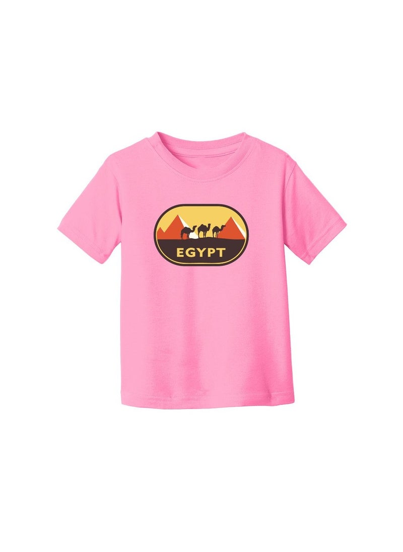 PRINTSHOP4ME Egypt National Day Kids Girl's T-Shirt-Gift For Every Egyptian-Perfect For Egypt Independence Day-Egypt Day Girl's Tee  - Image 3