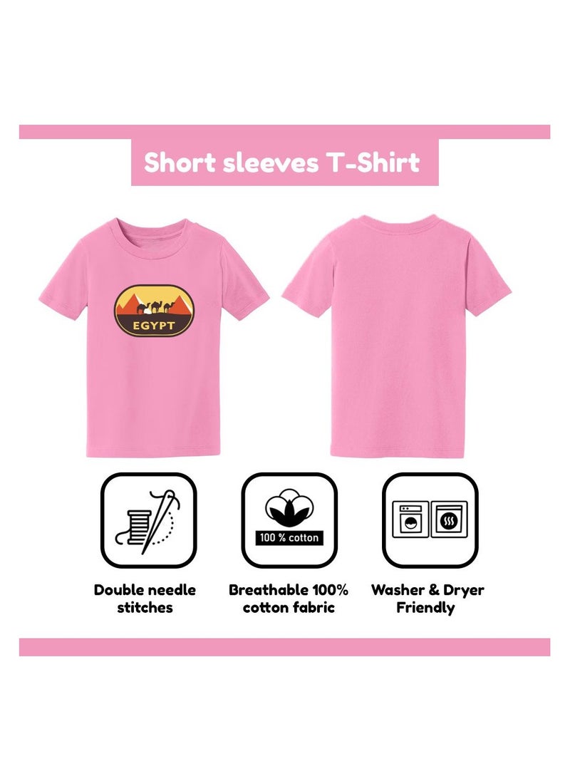 PRINTSHOP4ME Egypt National Day Kids Girl's T-Shirt-Gift For Every Egyptian-Perfect For Egypt Independence Day-Egypt Day Girl's Tee  - Image 5