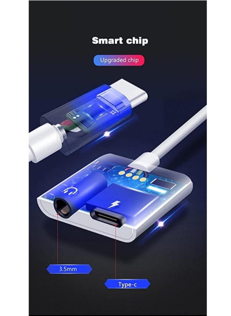 Phone Planet 2 in 1 Type-C to 3.5mm Headphone Jack Adapter With Charging Headphone Adapter For Mobile Phone - Image 4