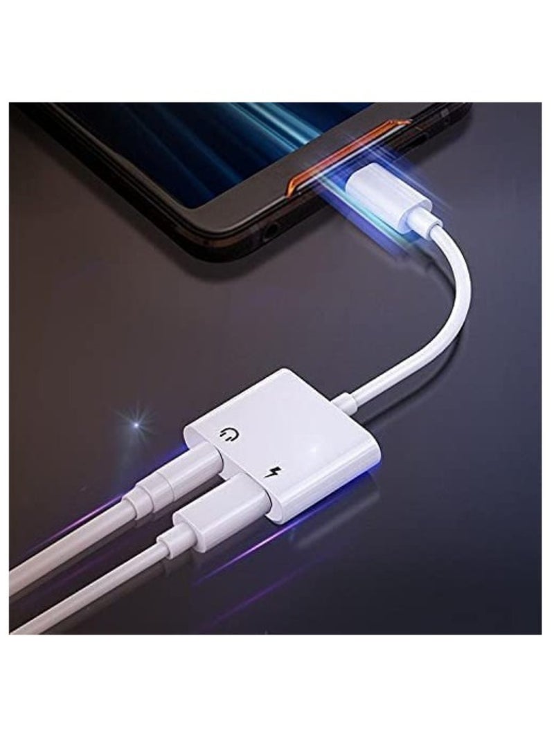Phone Planet 2 in 1 Type-C to 3.5mm Headphone Jack Adapter With Charging Headphone Adapter For Mobile Phone - Image 3