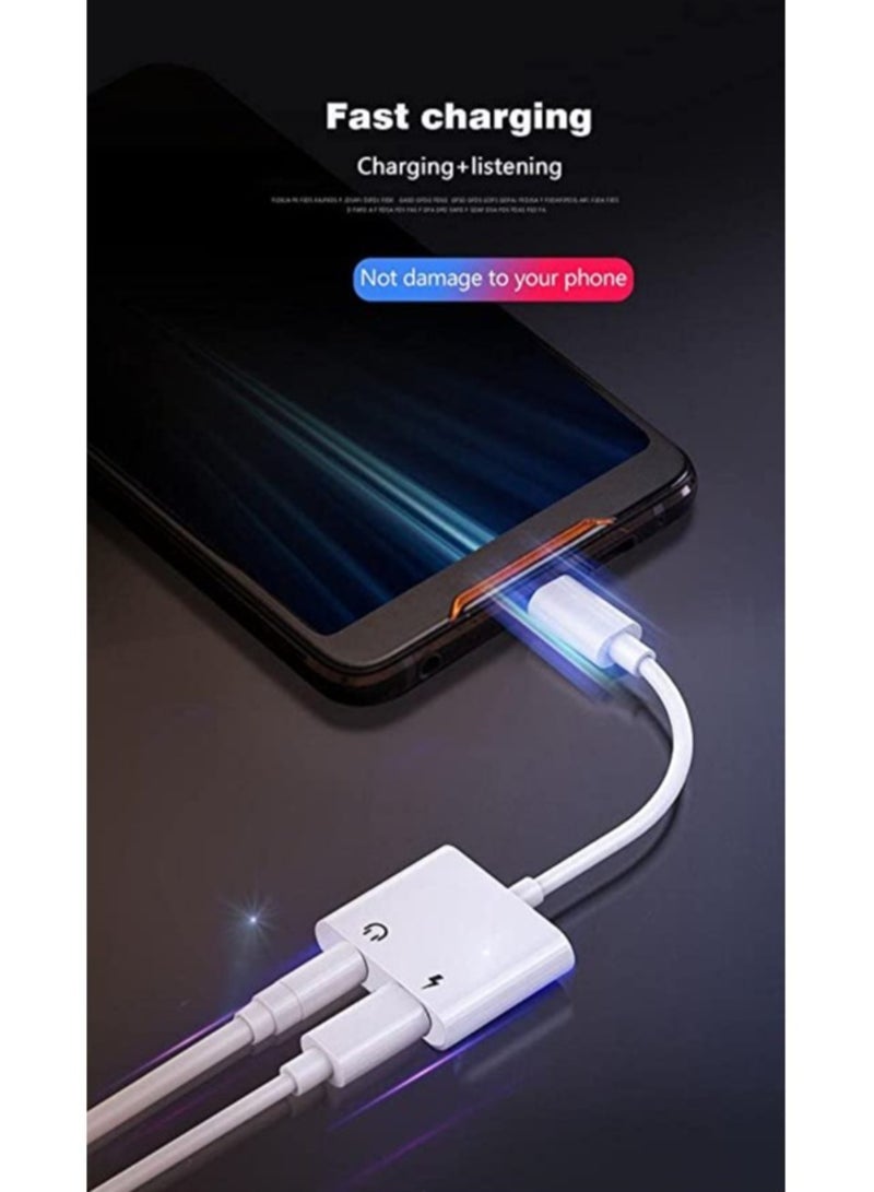 Phone Planet 2 in 1 Type-C to 3.5mm Headphone Jack Adapter With Charging Headphone Adapter For Mobile Phone - Image 5