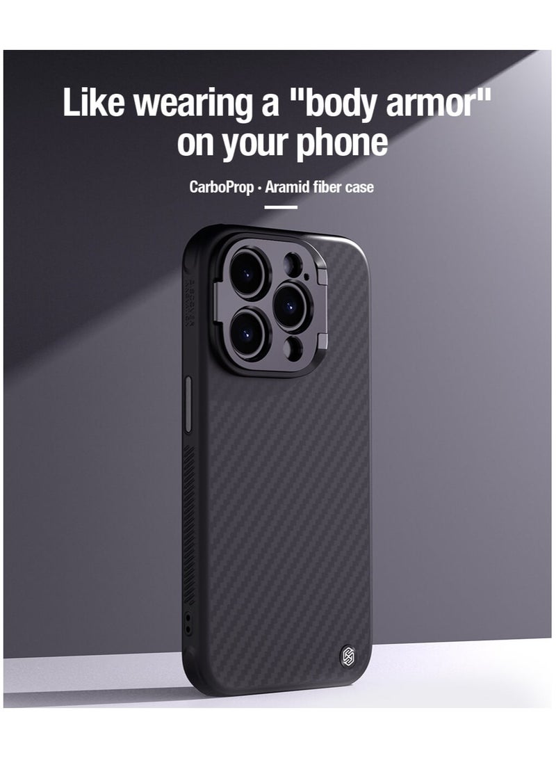 Nillkin CarboProp Magnetic Aramid fiber armor case for Apple iPhone 15 Pro 6.1 (2023)-Black - Image 5