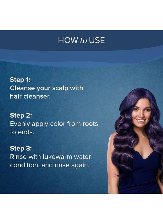 Khadi Natural Herbal Hair Color -Indigo|Herbal Hair Colour | Hides Grey Hair| Prevents Hair Thinning | Free From Harsh Chemicals | Suitable For All Hair Types| 150G  - Image 4
