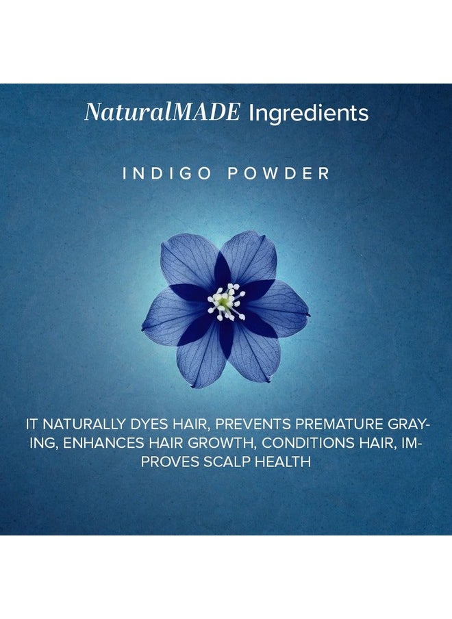 Khadi Natural Herbal Hair Color -Indigo|Herbal Hair Colour | Hides Grey Hair| Prevents Hair Thinning | Free From Harsh Chemicals | Suitable For All Hair Types| 150G  - Image 3