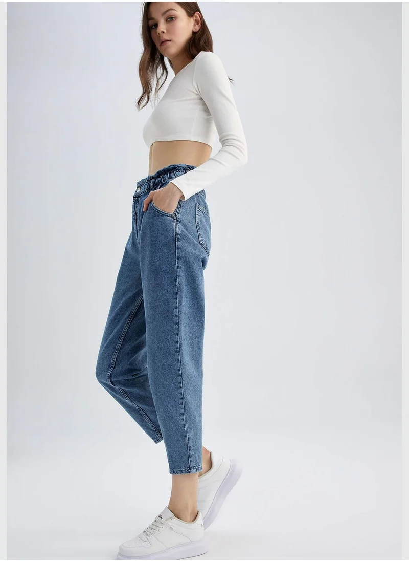 DeFacto Woman Paperbag Denim Trousers