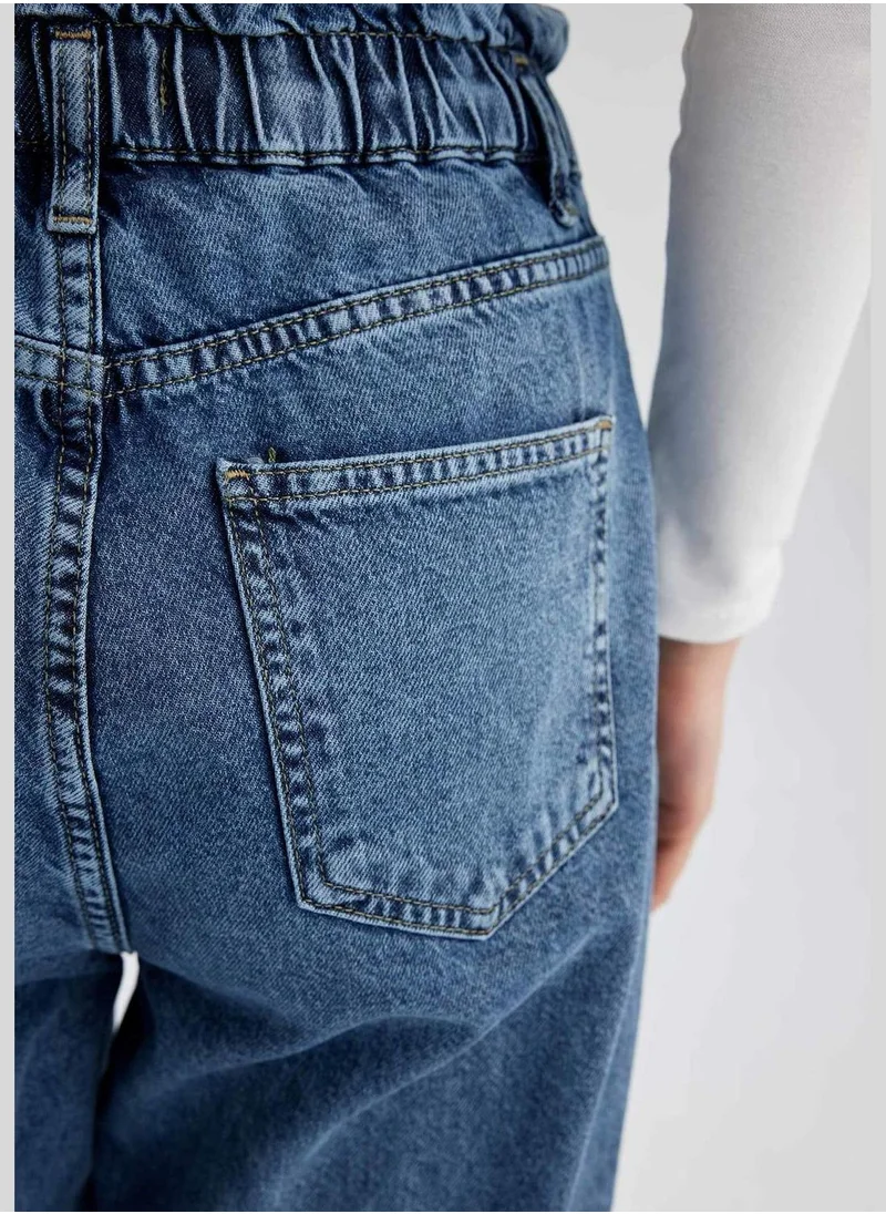 ديفاكتو Woman Paperbag Denim Trousers