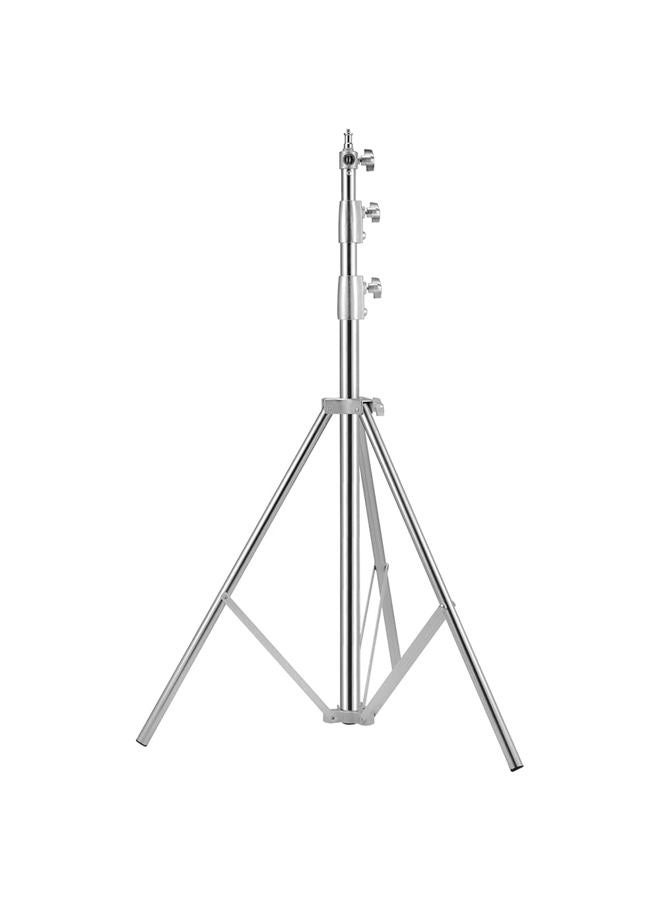 ITOTIN Stainless Steel Heavy Duty Photography Tripod Light Stand, 9.19 Feet/2.8m Studio Lighting Tripod for Speedlight, Strobe Light, Softbox, Umbrella - Image 1
