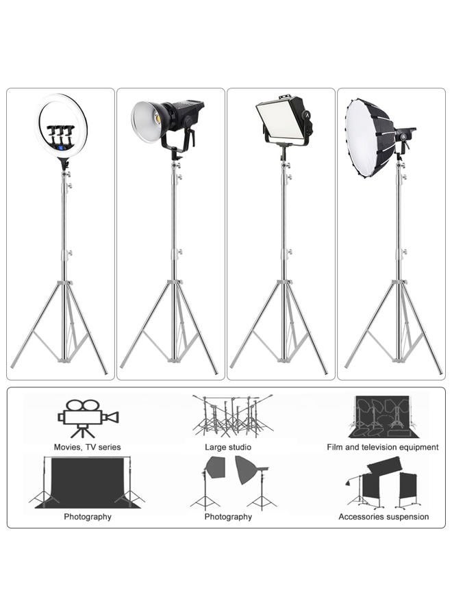 ITOTIN Stainless Steel Heavy Duty Photography Tripod Light Stand, 9.19 Feet/2.8m Studio Lighting Tripod for Speedlight, Strobe Light, Softbox, Umbrella - Image 5