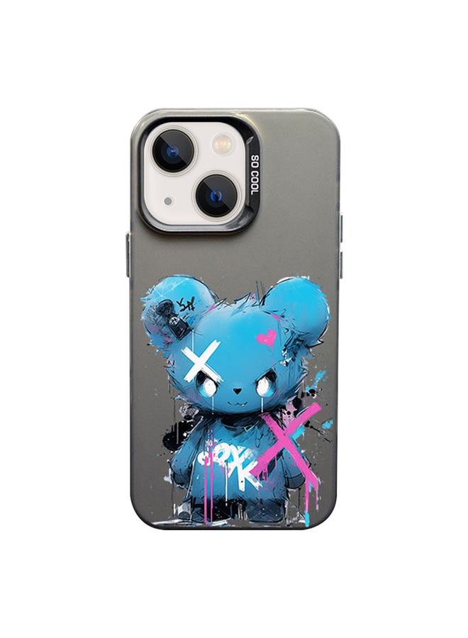 Zaboon Case For iPhone 13 Color Ink Frosted PC+TPU Phone Case - Image 1