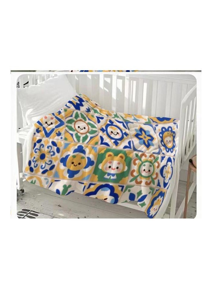 عام بطانية رقيقة من الفانيلا (دافئة ومريحة، ومناسبة للنوم واستخدام الألعاب وإزالة الغبار ومقاومة للرمل) 150 سم * 200 سم - 305 - Image 1