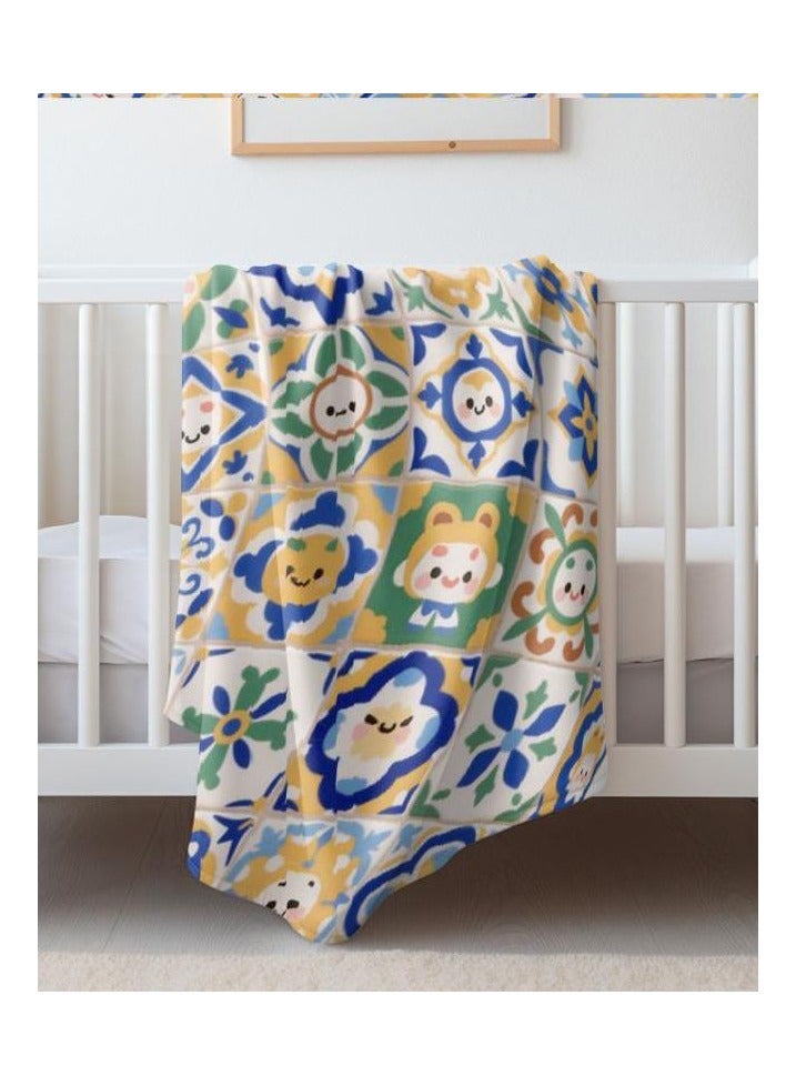 عام بطانية رقيقة من الفانيلا (دافئة ومريحة، ومناسبة للنوم واستخدام الألعاب وإزالة الغبار ومقاومة للرمل) 150 سم * 200 سم - 305 - Image 3