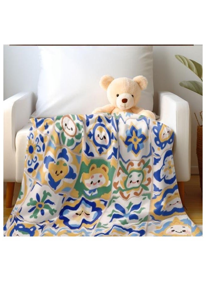 عام بطانية رقيقة من الفانيلا (دافئة ومريحة، ومناسبة للنوم واستخدام الألعاب وإزالة الغبار ومقاومة للرمل) 150 سم * 200 سم - 305 - Image 4