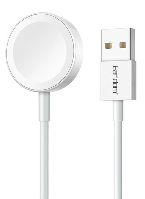 ET-WC21 Wireless Charging Cable for Apple Watch – 1.0m, 5V/0.35A, Sleek White Design