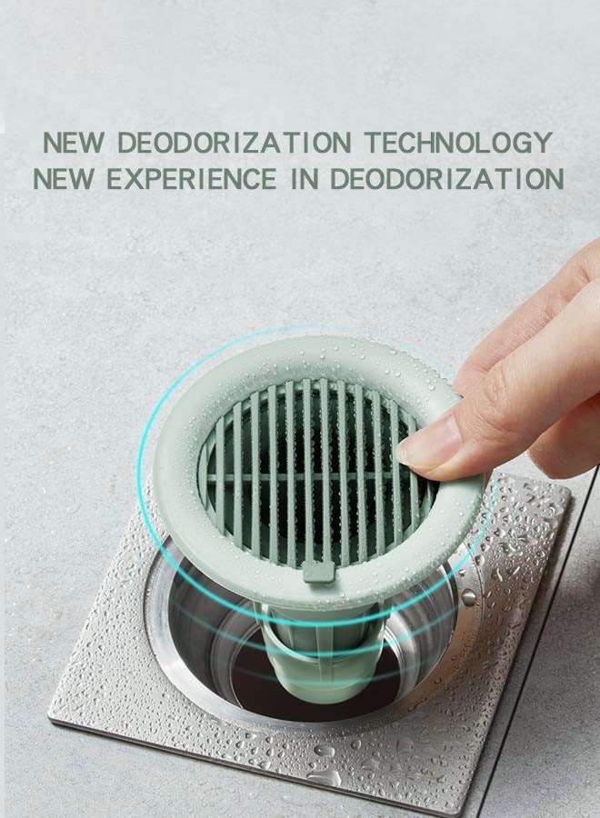 2PCS Deodorant Floor Drain Sealed TPR Soft Plug One-way Drainage Design Wear-resistant and Anti-corrosion Anti-blocking Bathroom Kitchen Filter - Image 3