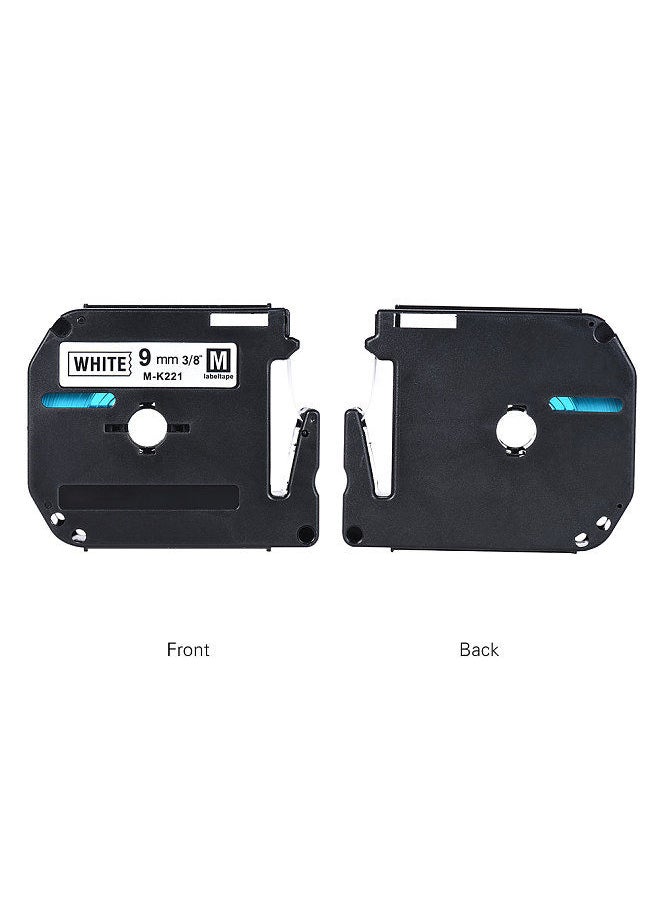 Generic Black on White Label Tape Compatible for Brother PT-65/PT-70/PT80  Label Printer 9mm * 8m  - Image 2