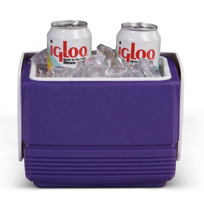 Igloo 4 Qt Playmate Mini Hardsided Lunch Box Cooler, Purple - Image 4
