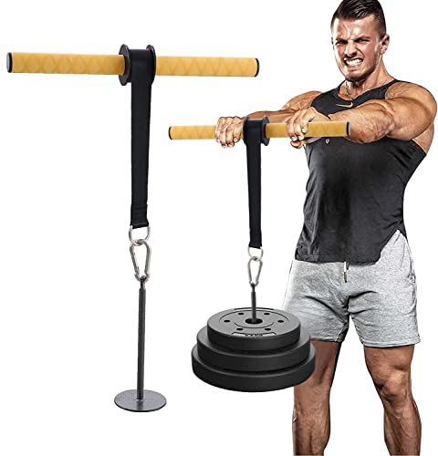 PELLOR Forearm Wrist Roller, Fitness Wrist Exerciser, Muscle Strength Forearm Roller for Training with Soft Foam Grip Handles, Weight Bearing Rope Training Fitness Equipment Anti-Slip for Gym and Home - Image 1