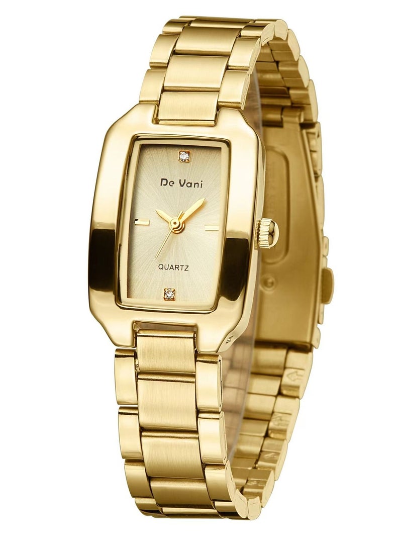 De Vani Women Wrist Watch by De Vani Analog Gold Color  - Image 2