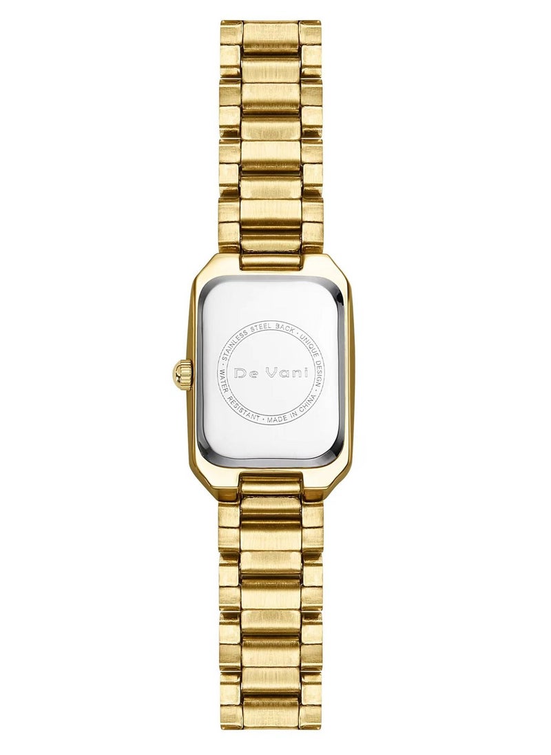 De Vani Women Wrist Watch by De Vani Analog Gold Color  - Image 3