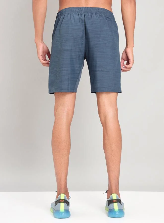 Technosport Technosport Men Melange Slim Fit Shorts