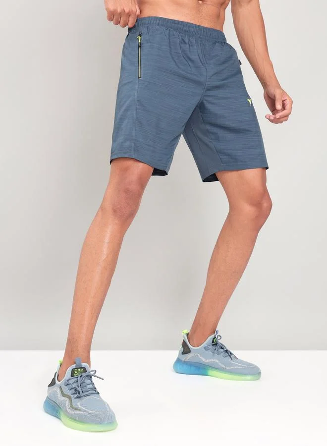 Technosport Technosport Men Melange Slim Fit Shorts