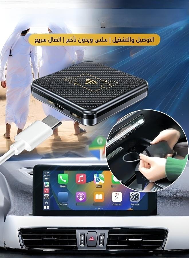 صندوق محول كاربلاي وأندرويد أوتو لاسلكي 2 في 1 - Image 2