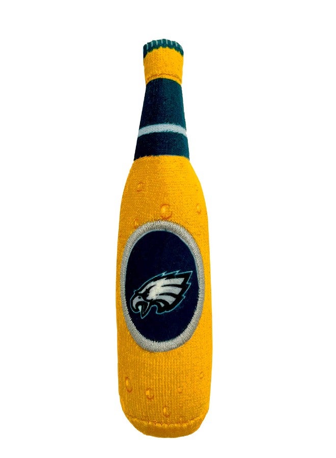 Pets First BEST PLUSH CAT TOY NFL PHILADELPHIA EAGLES Complete Set of 3 piece Cat Toys filled with Fresh Catnip. Includes: 1 Helmet Cat Toy, 1 Football Cat Toy with Feathers & 1 Beer Bottle. Beautiful Team LOGOS - Image 3