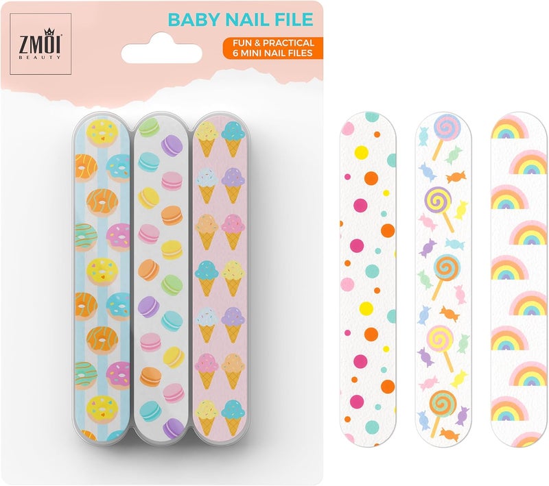 ZMOI Baby Nail File - Colorful Mini Emery Boards - Image 1