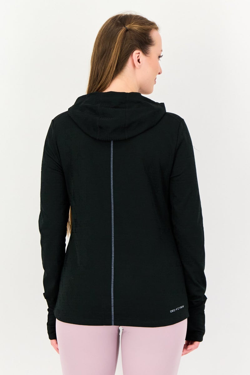 Nike Women Sportswear Fit Running Hoodies, Black - Image 3